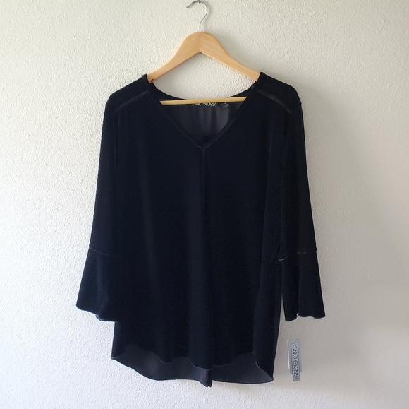 ❄️ SNO SKINS XL USA-Made Black Velvet Blouse + Dress Pants Matching Set - Picture 2 of 12